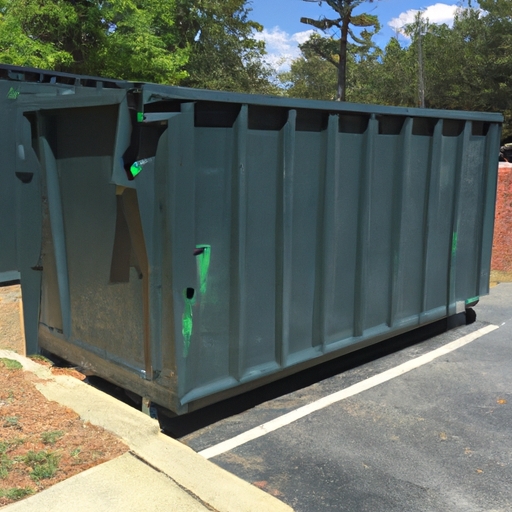 How are dumpster yards calculated?
